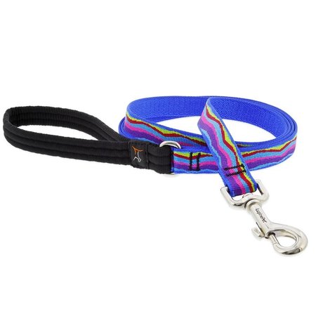 LUPINE Pet Original Designs Multicolored Ripple Creek Nylon Dog Leash 68809